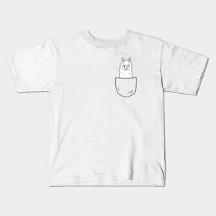 Llama In A Pocket Kids T-Shirt